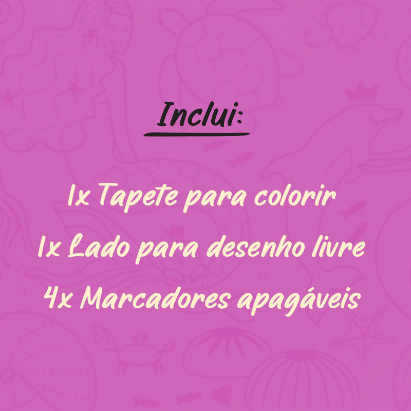 Tapete para colorir