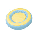 Ninho azul e amarelo