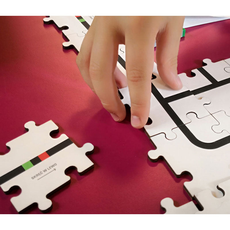 Rompecabezas codificado por colores para Ozobot V2 (96 piezas)