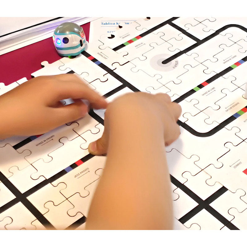 Rompecabezas codificado por colores para Ozobot V2 (96 piezas)