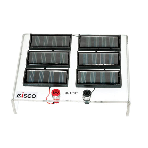 Painel solar para experiências de transferência de energia