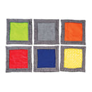 Percurso sensorial quadrados