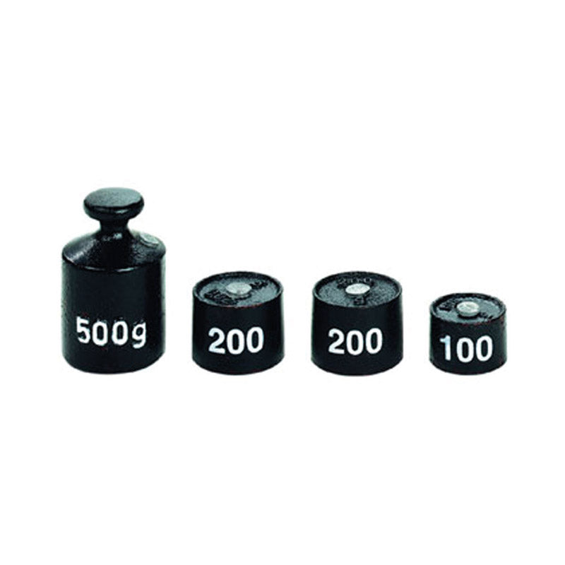 Conjunto de 4 pesos metálicos 1 de 1Kg, 2 de 200g e 1 de 100g - Sílaba