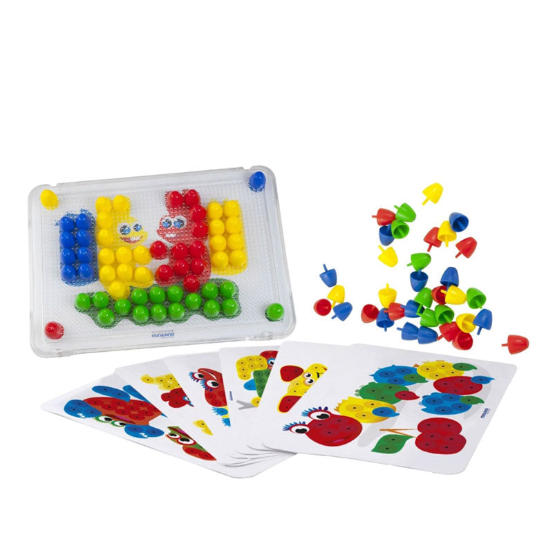 Mala de Pinos 20 mm (6 fichas e 100 pinos) - Sílaba