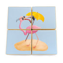 Puzzle de 4 peças de dupla face