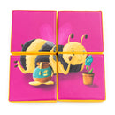 Puzzle de 4 peças de dupla face