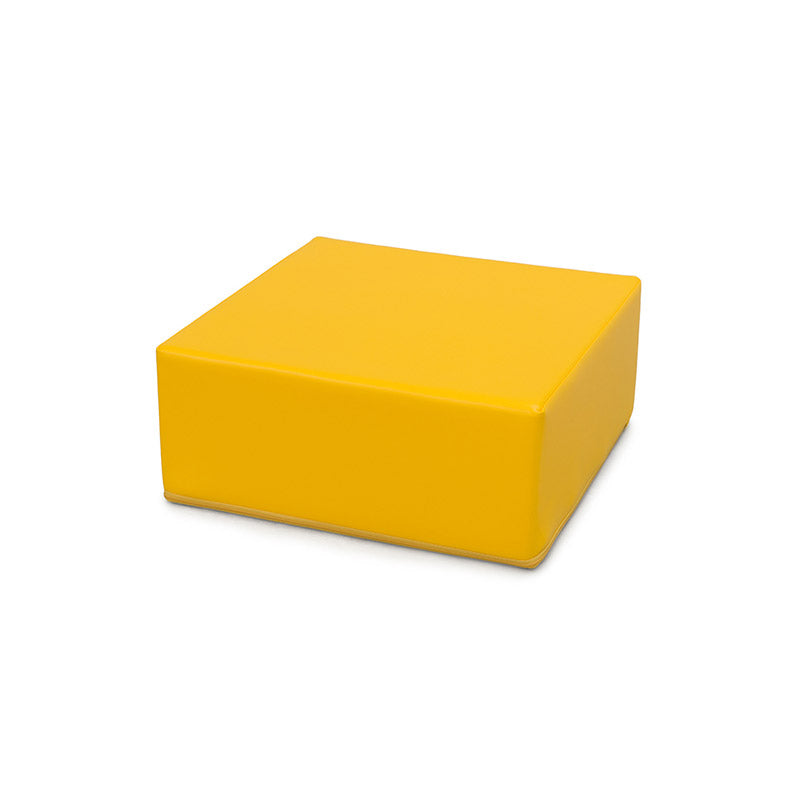 Sofá cuadrado amarillo
