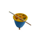 Recipiente para pincéis com paleta