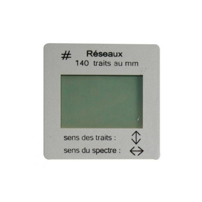 Rede de difracção c/ 140 linhas/mm - Sílaba