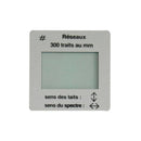 Rede de difracção c/ 300 linhas/mm