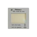 Rede de difracção c/ 600 linhas/mm