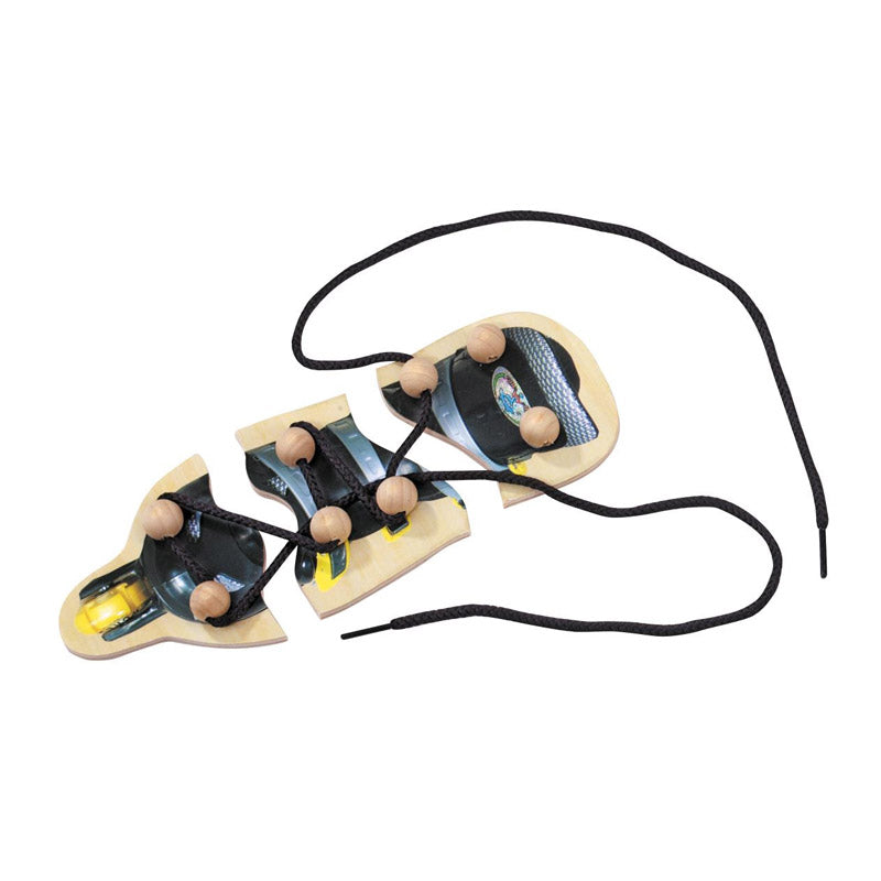 Sapatos madeira para enlaçar - Sílaba