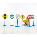 Set of 6 road signs