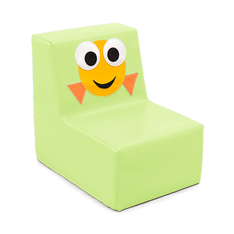 Sofá individual verde menta Sílaba