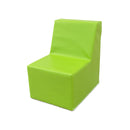 Sofá direito individual verde claro