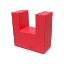 Suporte para paralelepípedos vermelho