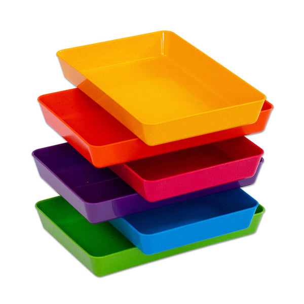 Conjunto de 6 tabuleiros coloridos