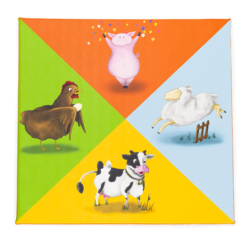 Alfombra de animales de granja