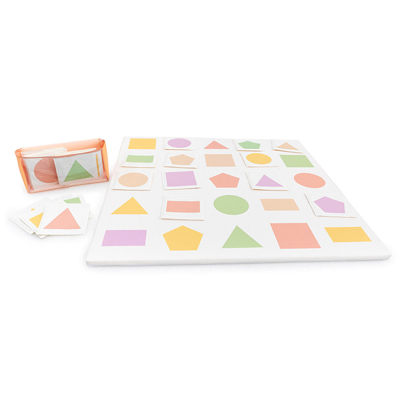Tapete de juego de formas geométricas + 25 piezas