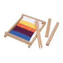 Small wooden loom measuring 16.5x22cm